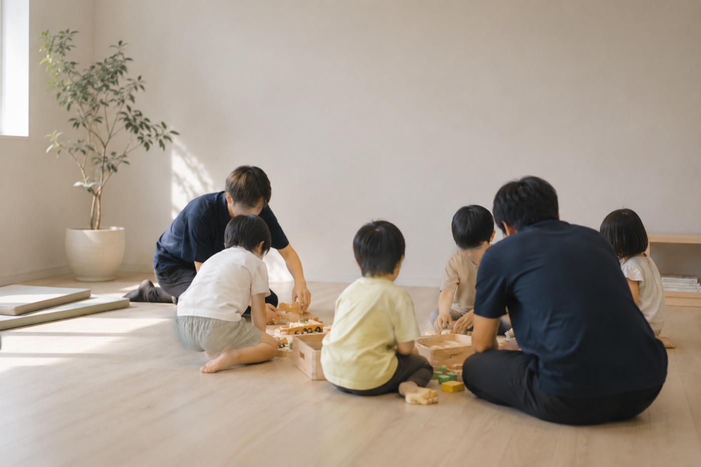 個別・集団の療育の様子